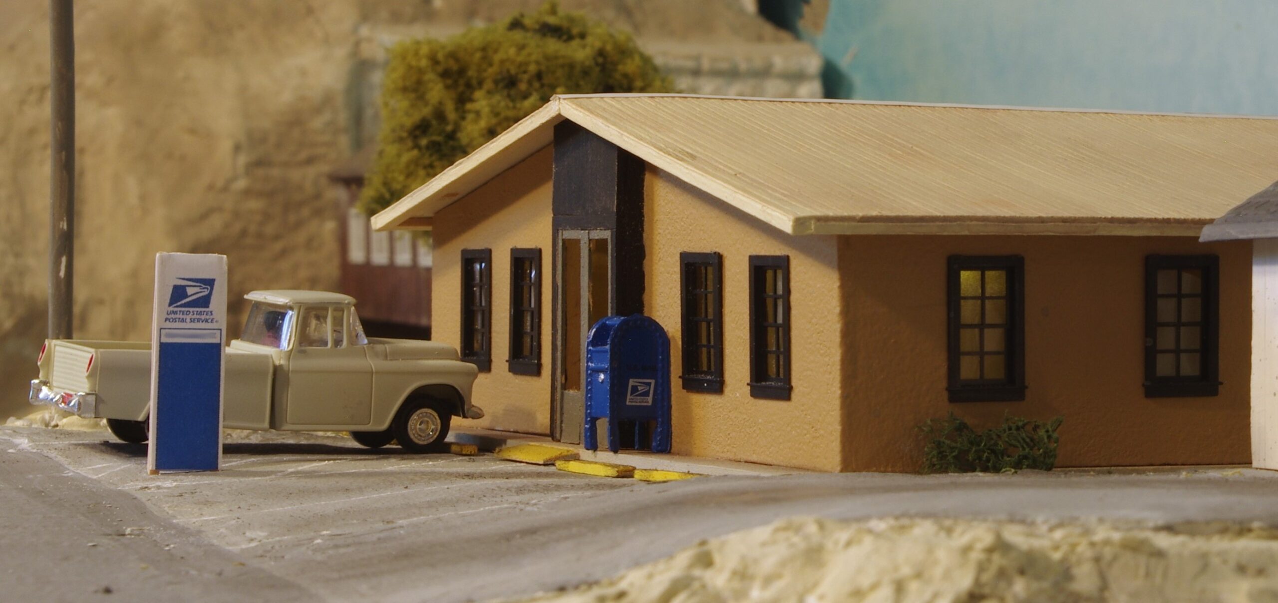 Creating a Stucco Post Office